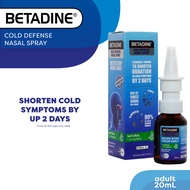 BETADINE® Cold Defense Nasal Spray 20mL