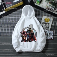 New Boys Hoodies Anime Avengers Graphic Printed Kids Hoodies Fashion Autumn/Winter Long sleeved Sweatshirts Wholesale