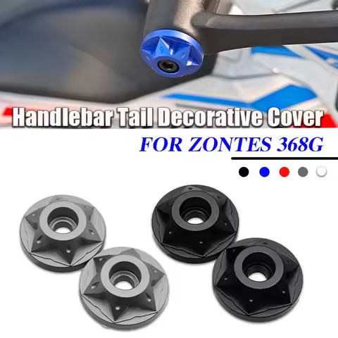 For ZONTES 368G 368g ZT-368G Motorcycle Handlebar Balance Plug Tail Cover Decorative Handlebar Tail 