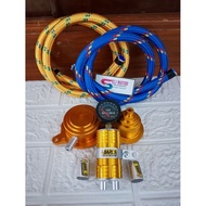 Yamaha Jupiter Vega R New Timing Cover Valve Cover set CNC Tube Indicator plus 1 meter FPR Hose