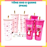 LOTSO BEAR BOTTLE 750ML Thermal Cup 750ML Cartoon Pattern Free 3 accessories. Thermal cup-MA: COCGUN