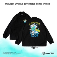 Hornycupcakes X Evos X Muklay - Twilight Sparkle Black Coach Jacket