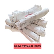 Beg Guni Besar/Recycle Sugar Bag 50KG/Bag Gula/Beg Sampah/Gunny Bag Sack/Woven sugar bag/Used Sugar 