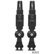 ORIGINAL MUC-OFF Tubeless Valve Set Big Bore Lite | black AL7075 Aircraft Grade AL