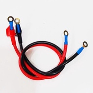 BATTERY WIRE SET 47CM 0 UNIVERSAL MOTORCYCLE BATTERY WIRE +- 45CM YAMAHA HONDA MODENAS SUZUKI