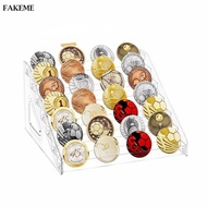 [SharprepublicefMY] Clear Plastic Medal Display Shelf Tiered Organizer Stand Award 7-tier