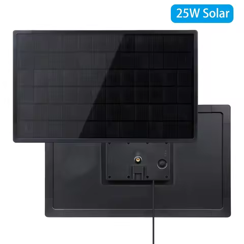 25W Solar Panel With 18650 Battery MPPT Charge Controller 5V 12V Powered Waterproof WiFi Doorbell Hu