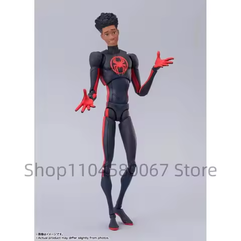 in Stock Bandai S.H.Figuarts Shf Spider-Man Miles Morales Across The Spider-Verse in Stock Anime Act