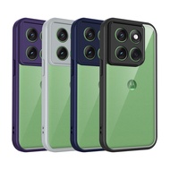 Case Motorola Moto G96 5G Casing 6.67 Inches Fashion Frosted Transparent Cover For Moto G96 5G Phone