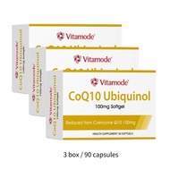 【Buy 3 Free 1】VITAMODE CoQ10 Ubiquinol 100mg Softgel 3x10S | vitamode coq10