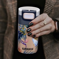 ETNA Snapclean不銹鋼保溫杯 10oz (300ml) - 小麥色+天堂花圖