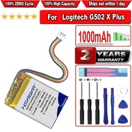HSABAT 1000mAh 533-000194 Battery for Logitech G502X G502 X Plus Lightspeed Wireless Mouse