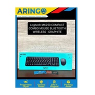 Logitech MK250 COMPACT COMBO MOUSE BLUETOOTH WIRELESS Keyboard - GRAPHITE