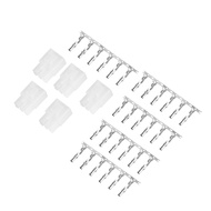 Zerone 6 Pin Power Socket Cable Connector Plug for Yaesu Short Wave FT-897D FT-857D IC-725A - 5 PCS