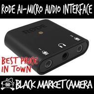 [BMC][Official Dealer] Rode AI-Micro Compact Audio Interface Dual Input Audio Monitoring (USB-A/USB-C/Lightning)