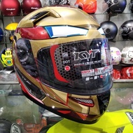 Kyt K2 Rider Marvel Iron Man/Helm Full Face