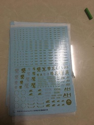 Ứng Dụng Decal Nước Amazing Exia Mg Gundam Fazzy No Border粘胶乐园高达模型水贴无边装饰