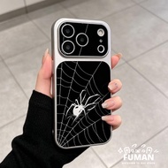 Cool Dark Spider Web Phone Case For Samsung Galaxy A27 A37 A36 M36 F36 A35 A34 A33 A32 M32 A31 A26 A