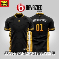 New Bren Esports T-shirt Jersey 2023 Gaming Jersey Customize CUSTOM Ml Nickname MPL Gaming Jersey Philippines Season 10 S10-Bren-Lang-Malakas-Esports-Jersey-Customized-Ph-Codm