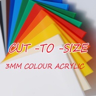 CUSTOM CUT ACRYLIC SHEET, COLOR PERSPEX SHEET / PAPAN PLASTIK / PAPAN PERSPEX