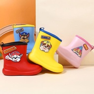 A-T💝Paw Patrol Cartoon Rain Boots Children Non-Slip Rain Boots Boys Cute Kindergarten Girls Children Waterproof Shoes Ch