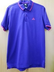 Adidas  紫色 運動衫 (尺寸20x27吋) Purple Polo Shirt