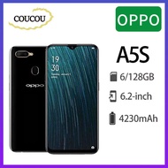 hp oppo a5s ram 6/128GB murah secondhand Dual SIM Kamera HD Smartphone android coucou Garansi Toko
