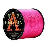 GHOTDA 300M 8 Strands PE Line Braided Line Durable Multicolor Braided Wire Fishing Line Lure Line