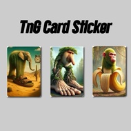 ( italian brainrot Series ) Touch n Go Card Sticker Cover / Waterproof Good Quality TNG CARD STICKER