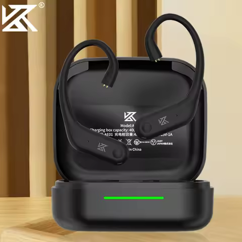 KZ AE01 Wireless Bluetooth 5.4 Upgrade Cable IEM Bluetooth Adapter with HD Microphone ENC C Pin 0.75