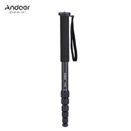 Andoer A-666 181cm/5.9ft Telescoping Aluminum Camera Monopod Unipod Stick 6-Section Max. Load 10kg/2