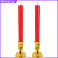 Decor Fake Candles Buddhist LED Lamp Chinese Light Swing Lotus Altar Flameless  kevvga