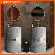 Industrial style Iron hand wash basin  Restaurant bathroom Washstand  Balcony Washbasin 洗手盆