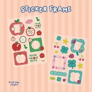 Photo frame sticker photo frame sticker/ transparent sticker by Printilan Studio