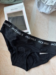 全新 英國 Jack Wills JW 黑色 Undies Underwear 內褲 底褲 Women’s boy pant Bikini款 刺繡 Logo CK 類似款 New Jeans Jenn