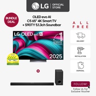 [New] LG OLED evo AI C5 65" 4K Smart TV + S90TY 5.1.3ch Soundbar [Bundle Deal]