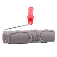 Stone Texture Rubber Embossed Paint Roller Brush Hand Tool Indoor and Outdoor Home Bedroom DIY Wall