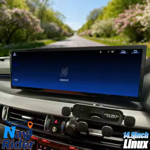 Linux 14.9inch Screen For BMW X5 X6 F15 F16 NBT EVO 2014-2018 Android Auto Car Stereo Wireless Carpl