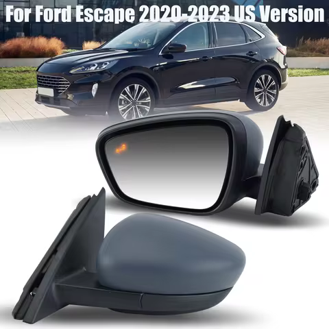 7 Pins Side Rearview Mirror Assembly For Ford Escape 2020 2021 2022 2023 US Version Manual Folding S