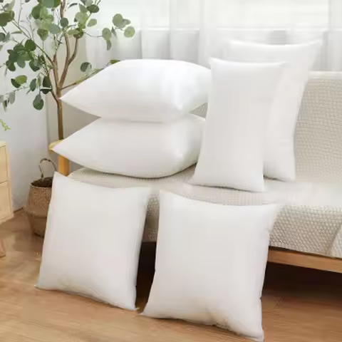Home Hotel Pillow Inner Filling Cotton-padded White Headboard Cushion Core Non-woven With Woolen Clo