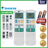 【FREE BATTERY AAA X2 】 UNIVERSAL DAIKIN AIRCOND AIR CONDITIONAL CONDITIONER REPLACEMENT REMOTE CONTROL 空调 遥控器