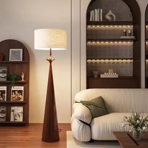 Wabi-sabi Minimalist Floor Lamp Cloth Cover Art Decorative Japan Designer Stand Lights Living Sofa B
