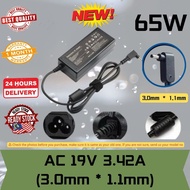Laptop Adapter 19V 3.42A (3.0mm x 1.1mm)For Acer Chromebook CB5-311-T9Y2, CB5-311P, CB5-311P-T9AB  S