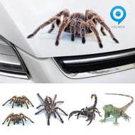[LAG] 3D Spider Lizard Scorpion Car Sticker Vehicle Window Mirror Bumper Decal Decor