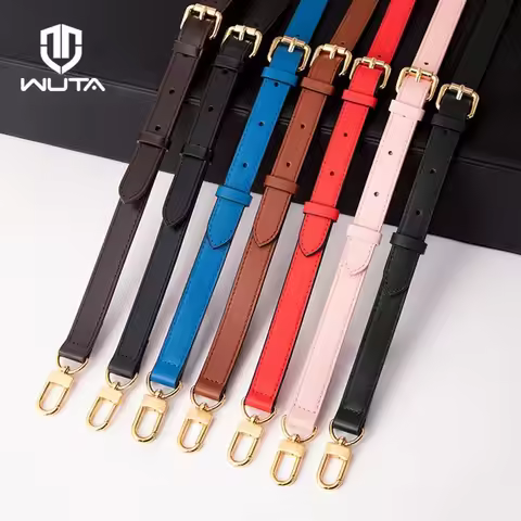 WUTA Luxury Brand Genuine Leather Bag Strap Replacement Adjustable Shoulder Straps Cross body Bag Ac