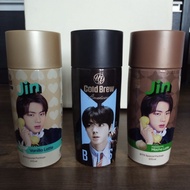 (READYSTOCK) BTS JIN COLD/HOT BREW 7-ELEVEN COFFEE BOTTLE AMERICANO VANILLA LATTE MACADAMIA MOCHA LATTE BOTTLE ONLY