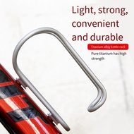 stjshsh-Bicycle Kettle Rack Titanium Alloy Hollow Riding Water Bottle Cage Holder with Screws Bike C