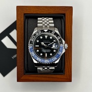 S Mod NH35A Jubilee Strap batman GMT timepiece