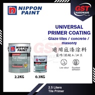 Nippon Paint Tile Primer 2.5L Two Component Water Thinned Epoxy Primer Paint Tiles Paint Epoxy