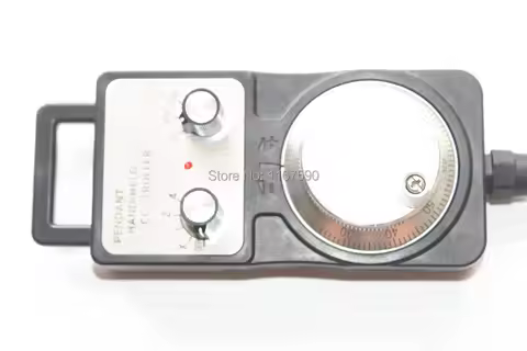 5V 12V 24V PLC CNC Router Hand Wheel 4 Axis MPG Pendant Handwheel for Mitsubsh Siemens FAGOR GSK PLC